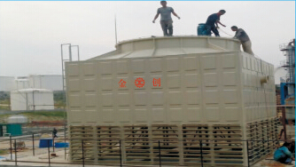 JCN金创500T无底盆逆流式低噪音方塔