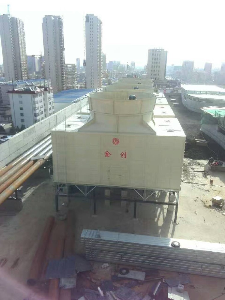 金创横流式玻璃钢方型组合式冷却塔厂家直销甘肃冷却塔